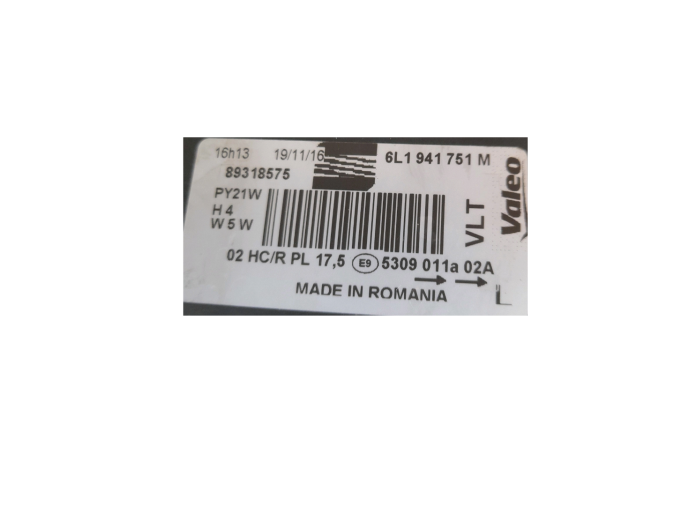 FARO DELANTERO IZQUIERDO SEAT IBIZA 2005