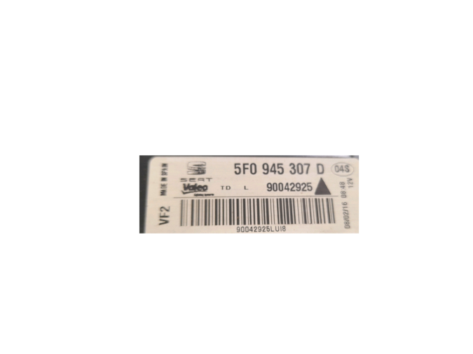 PILOTO TRASERO  IZQUIERDO INTERIOR SEAT LEON 2016
