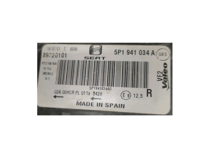 FARO DELANTERO DERECHO SEAT LEON 2011