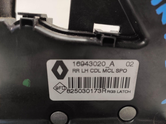 CERRADURA TRASERA IZQUIERDA RENAULT MEGANE 2017