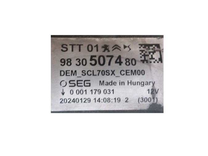 MOTOR ARRANQUE PEUGEOT 2008 2024