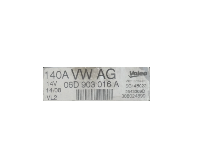 Alternador VOLKSWAGEN PASSAT 2008