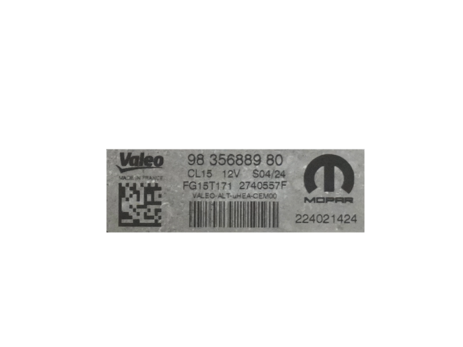 ALTERNADOR PEUGEOT 2008 2024