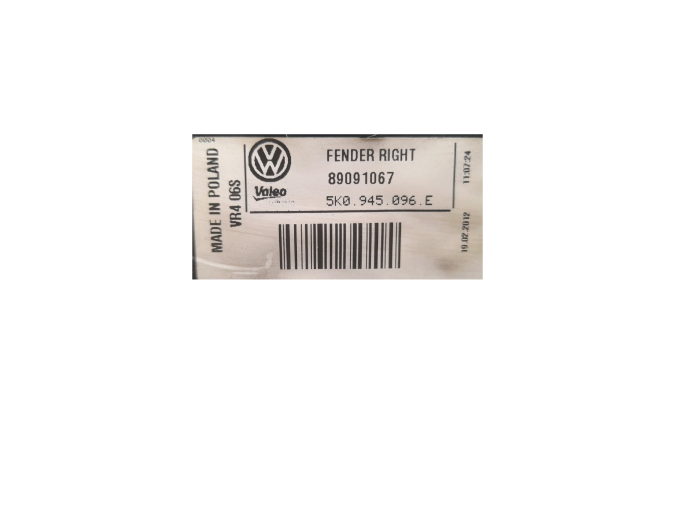 PILOTO TRASERO DERECHO EXTERIOR VOLKSWAGEN GOLF 2012
