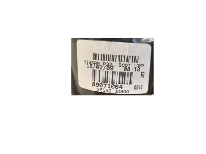 PILOTO TRASERO DERECHO INTERIOR NISSAN QASHQAI 2009