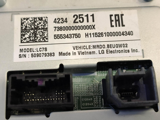 PANTALLA MULTIFUNCION OPEL ASTRA 2016