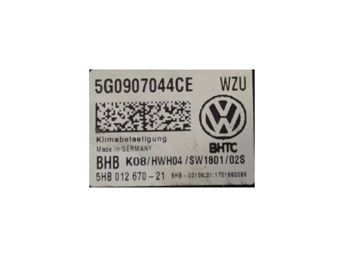 MANDO CALEFACCIÓN VOLKSWAGEN GOLF 2017