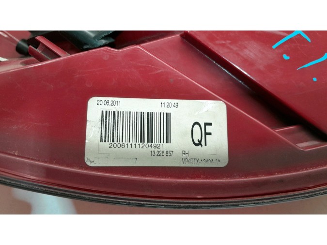 PILOTO TRASERO DERECHO OPEL INSIGNIA 2011