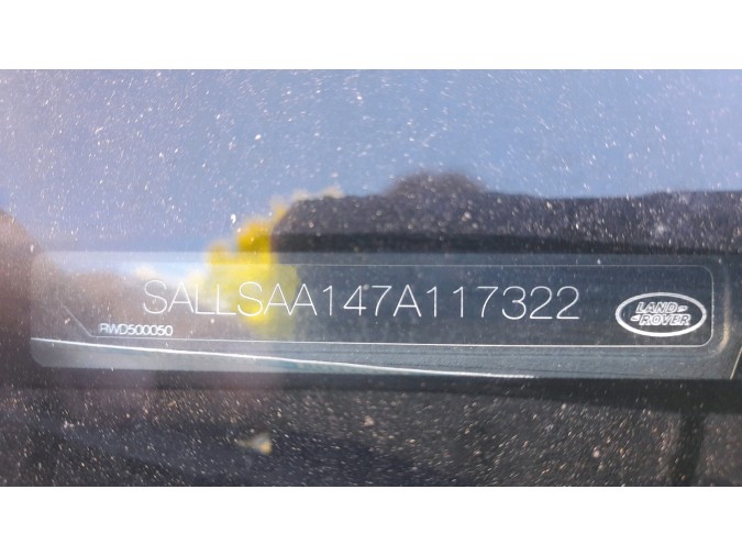 PUERTA TRASERA IZQUIERDA LAND ROVER RANGE ROVER SPORT 2007