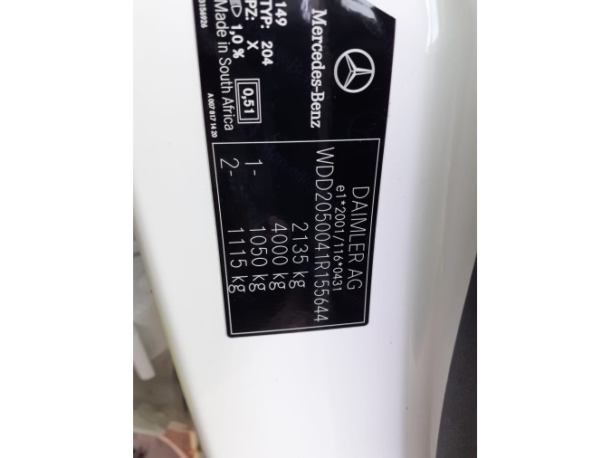 AMORTIGUADOR TRASERO IZQUIERDO MERCEDES C 220 BLUETEC / D 2016