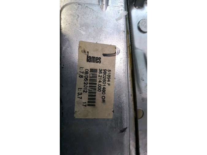 ELEVALUNAS DELANTERO IZQUIERDO CITROEN C3 PICASSO 2012