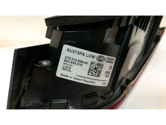 PILOTO TRASERO INTERIOR AUDI A3 2016