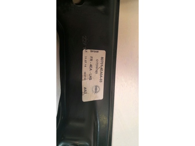 ELEVALUNAS DELANTERO IZQUIERDO NISSAN QASHQAI 2014