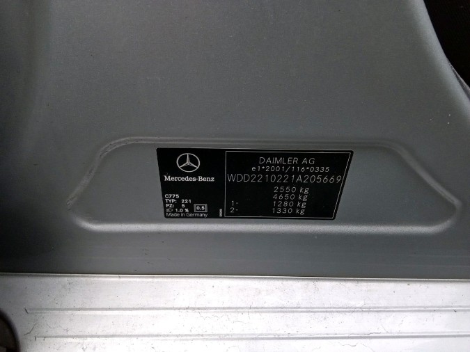 MECANICA DELANTERA SIN CUNA MERCEDES S 320 CDI 2008