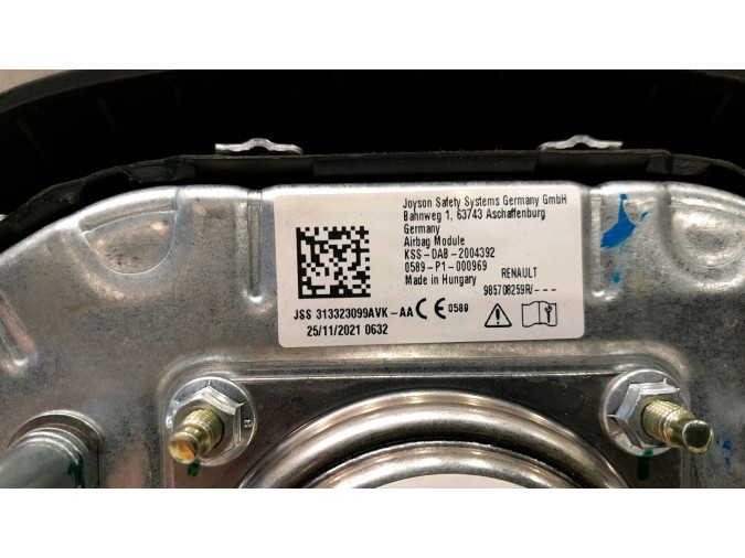 AIRBAG DELANTERO IZQUIERDO DACIA DUSTER NEGRO 2021