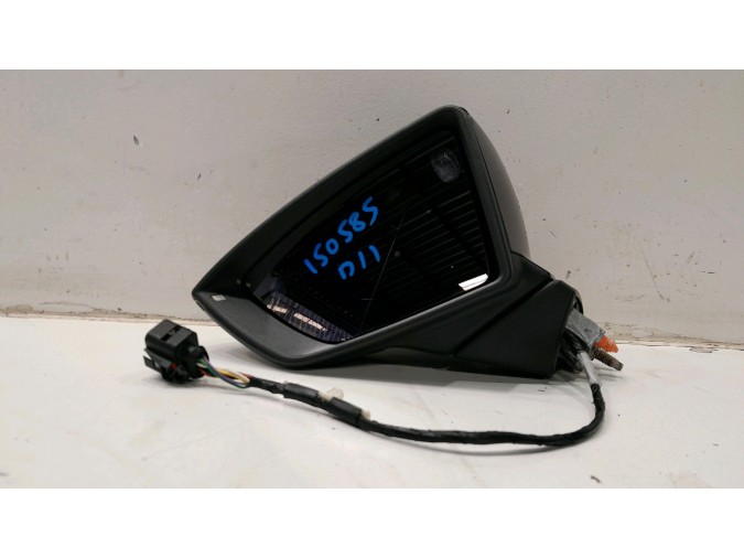 RETROVISOR IZQUIERDO SEAT LEON NEGRO SATINADO 44018