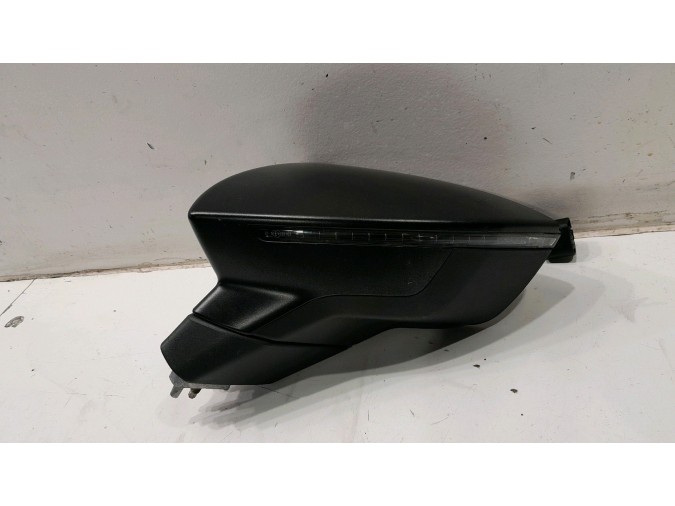 RETROVISOR IZQUIERDO SEAT LEON NEGRO SATINADO 44018