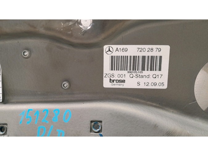 ELEVALUNAS DELANTERO DERECHO MERCEDES CLASE A 2005