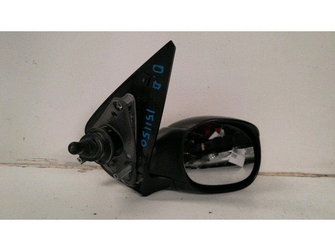 Retrovisor Derecho PEUGEOT 206 NEGRO SIN PINTAR 1999