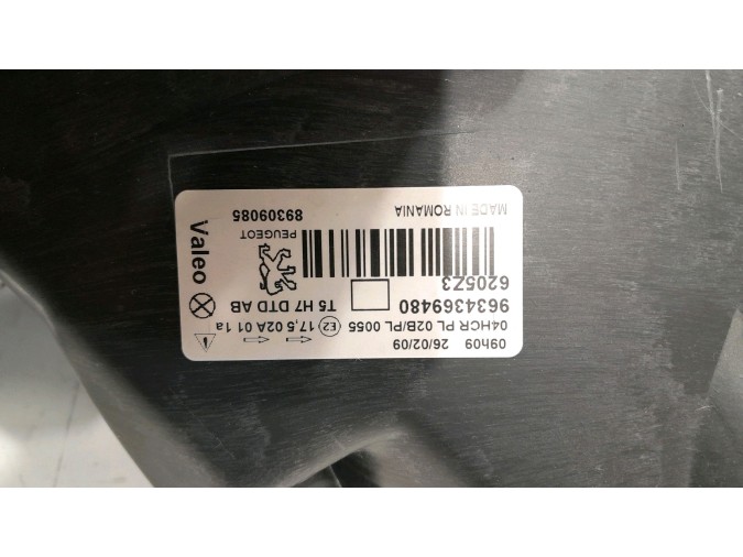 FARO DELANTERO DERECHO PEUGEOT 307 2005