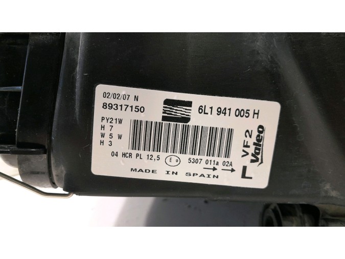 FARO DELANTERO IZQUIERDO SEAT CORDOBA 2007