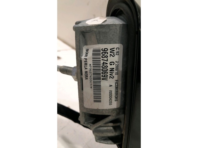 RETROVISOR IZQUIERDO PEUGEOT 508 NEGRO 2011