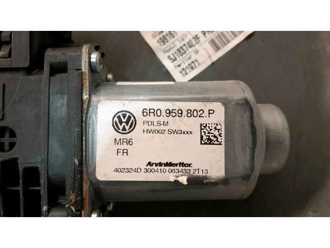 ELEVALUNAS DELANTERO DERECHO SKODA FABIA 2010