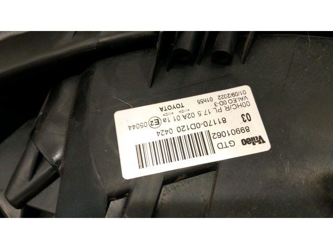FARO DELANTERO IZQUIERDO TOYOTA YARIS 2008