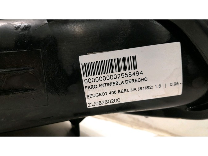 FARO ANTINIEBLA DERECHO PEUGEOT 406 COUPE 2003