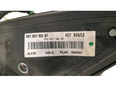 RETROVISOR DERECHO VOLKSWAGEN TIGUAN CHAMPAN 42150