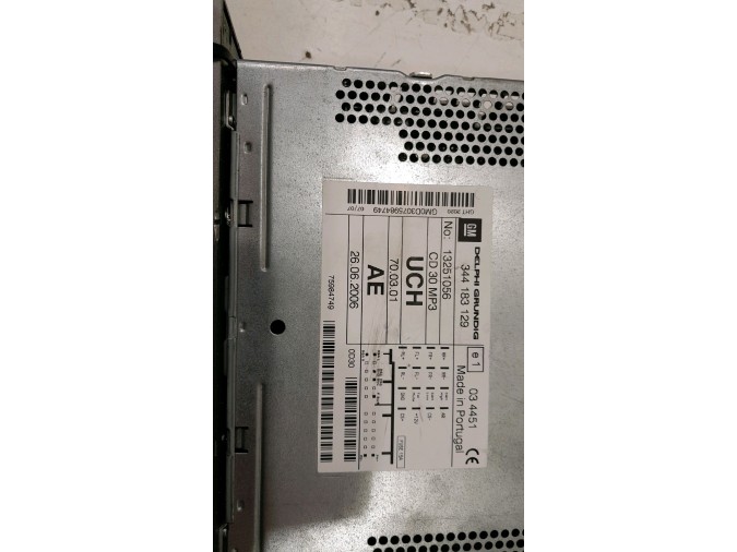  RADIO OPEL ZAFIRA 2007