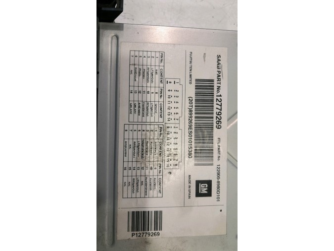 RADIO CD SAAB 9-3 2008