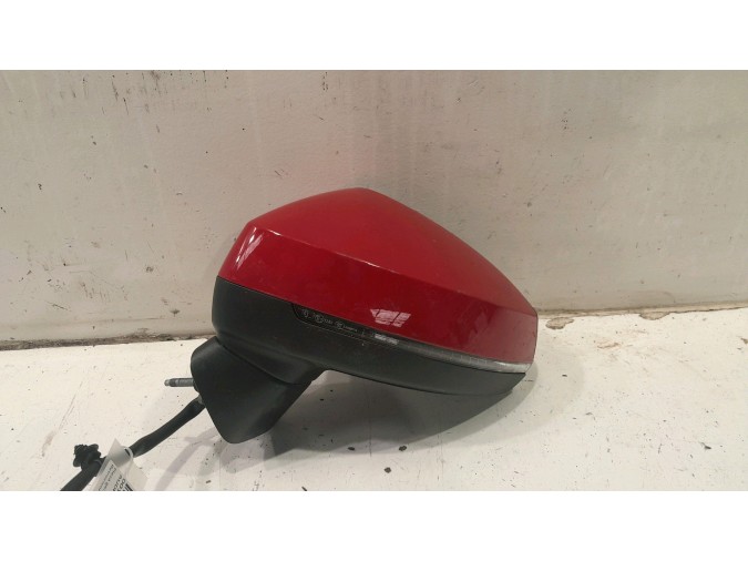 RETROVISOR IZQUIERDO AUDI A3 ROJO 2018