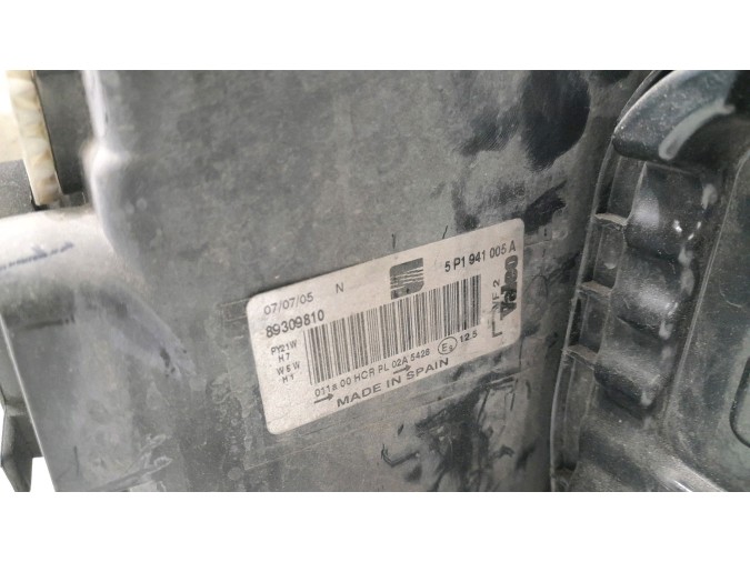 FARO DELANTERO IZQUIERDO SEAT ALTEA 2005
