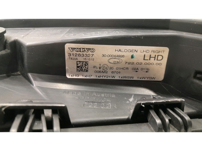 FARO DELANTERO DERECHO VOLVO V40 41241