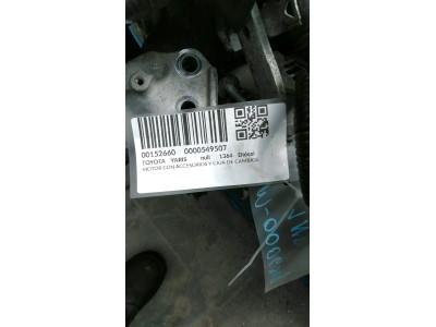 MOTOR CON ACCESORIOS Y CAJA DE CAMBIOS TOYOTA YARIS 37379