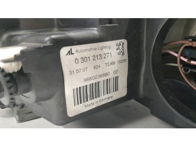 FARO DELANTERO IZQUIERDO PEUGEOT 407 2010
