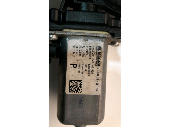 ELEVALUNAS DELANTERO DERECHO FIAT 500 2015