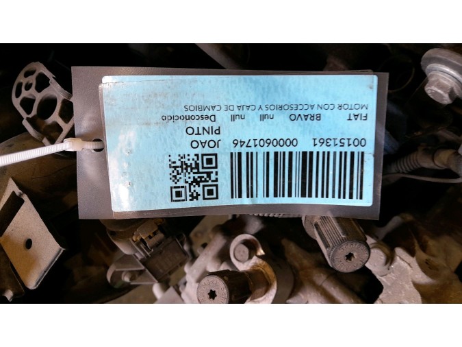 MOTOR CON ACCESORIOS Y CAJA DE CAMBIOS FIAT BRAVO