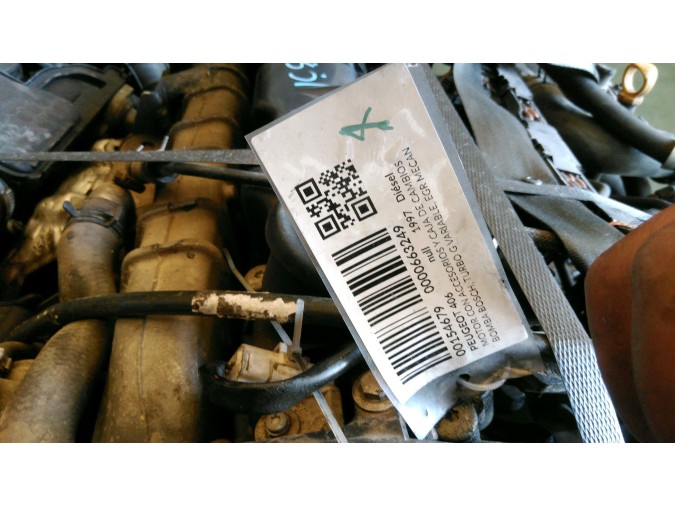 MOTOR CON ACCESORIOS Y CAJA DE CAMBIOS PEUGEOT 406 2001