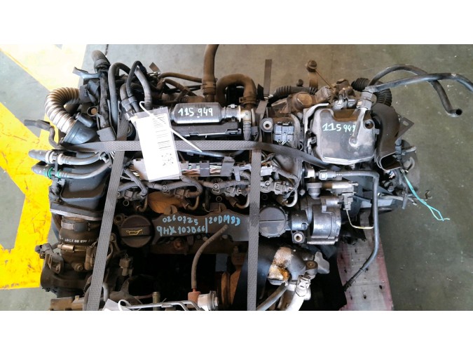 MOTOR CON ACCESORIOS Y CAJA DE CAMBIOS CITROEN BERLINGO  2008