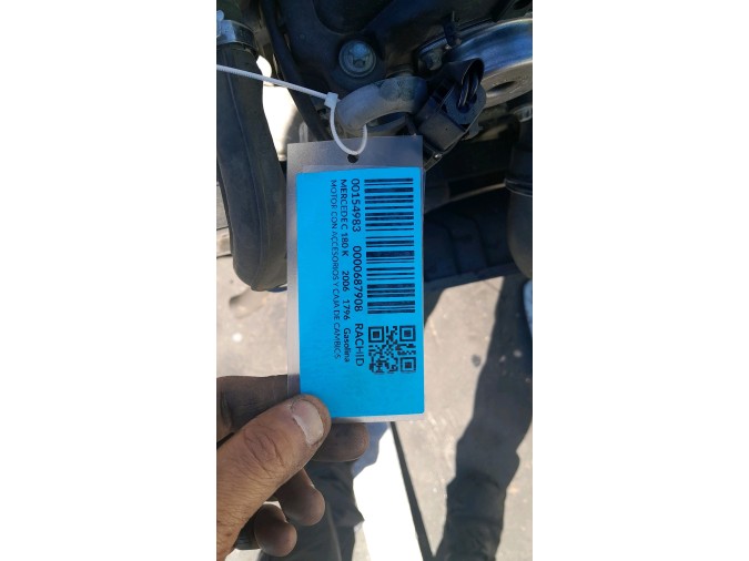 MOTOR CON ACCESORIOS Y CAJA DE CAMBIOS MERCEDES C 180 KOMPRESSOR 2006
