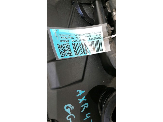 MOTOR CON ACCESORIOS Y CAJA DE CAMBIOS SEAT IBIZA 2006