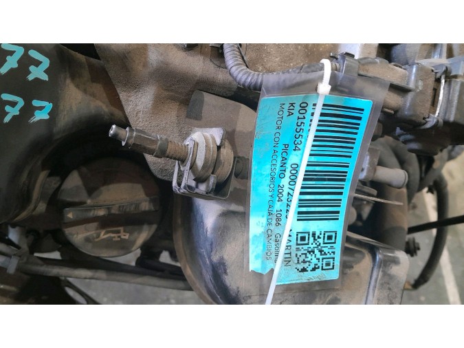MOTOR CON ACCESORIOS Y CAJA DE CAMBIOS KIA PICANTO 2004