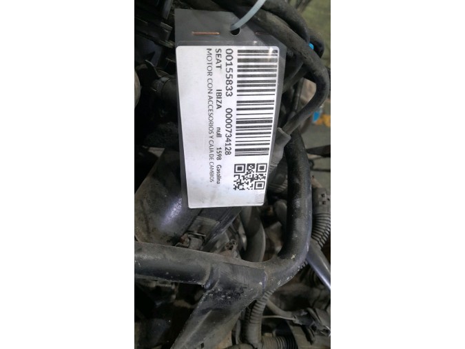 MOTOR CON ACCESORIOS Y CAJA DE CAMBIOS SEAT IBIZA