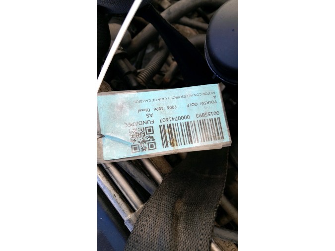 MOTOR CON ACCESORIOS Y CAJA DE CAMBIOS VOLKSWAGEN GOLF 2006