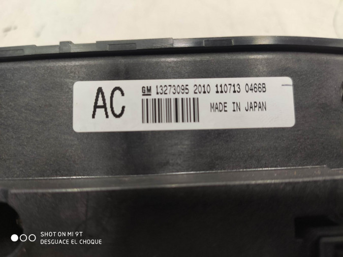 MANDO CALEFACCIÓN OPEL INSIGNIA 2011