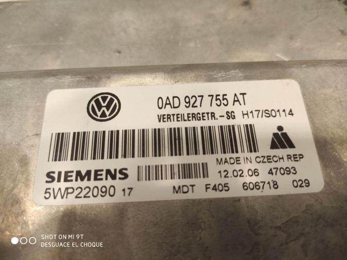 CENTRALITA MOTOR UCE VOLKSWAGEN TOUAREG 2007