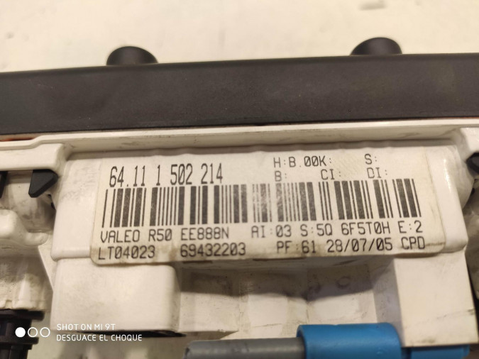 MANDO CALEFACCIÓN MINI (BMW) MINI 2006