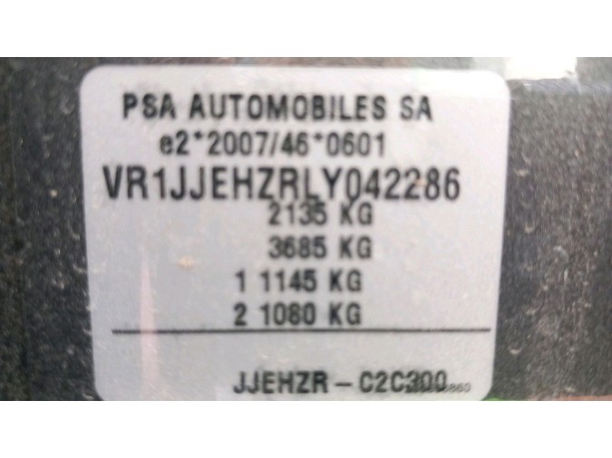 Paragolpes Trasero DS DS 7 CROSSBACK 2020